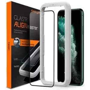 Ochranné sklo SPIGEN ALM GLASS FC IPHONE 11 PRO MAX BLACK (AGL00098)