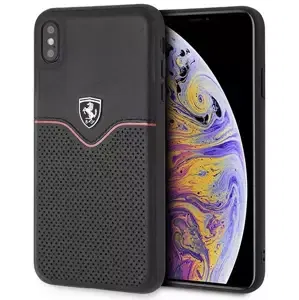 Kryt Ferrari Hardcase iPhone Xs Max black Off Track Victory (FEOVEHCI65BK)