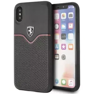 Kryt Ferrari Hardcase iPhone X/Xs black Off Track Victory (FEOVEHCPXBK)