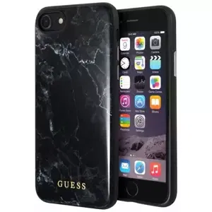 Kryt Guess iPhone 7/8 black Marble (GUHCI8HYMABK)