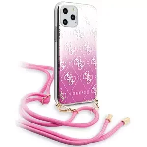 Kryt Guess iPhone 11 Pro Max pink hard case 4G Gradient (GUHCN65WO4GPI)