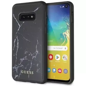 Kryt Guess S10e G970 black hard case Marble (GUHCS10LHYMABK)