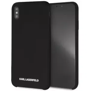 Kryt Karl Lagerfeld iPhone Xs Max hardcase black Silicone (KLHCI65SLBKS)