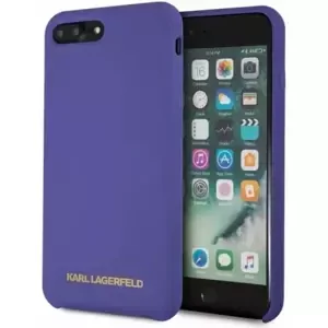 Kryt Karl Lagerfeld iPhone 7/8 Plus hardcase purple Silicone (KLHCI8LSLVOG)