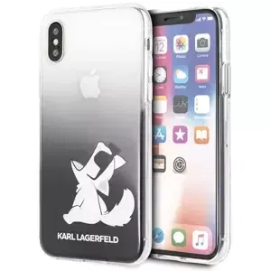 Kryt Karl Lagerfeld iPhone X/Xs hardcase black Choupette Fun (KLHCPXCFNRCBK)
