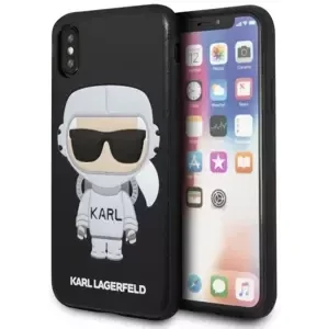 Kryt Karl Lagerfeld iPhone X hardcase black Karl Space Cosmonaut (KLHCPXKSCO)