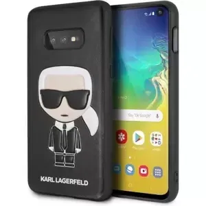 Kryt Karl Lagerfeld S10e G970 hardcase black Iconic Karl Embossed (KLHCS10LIKPUBK)