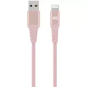 Kabel XQISIT Extra Strong Braided Lightning to USB A 200 rose gold (35390)