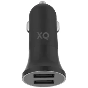 Nabíječka do auta XQISIT Car Charger 4.8A Dual USB black (36075)