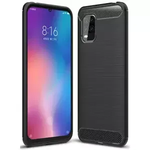 Kryt TECH-PROTECT TPUCARBON XIAOMI MI 10 LITE BLACK (5906735417173)