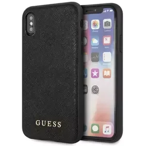 Kryt Guess iPhone Xs Max Black Hard Case Saffiano (GUHCI65SLSABK)