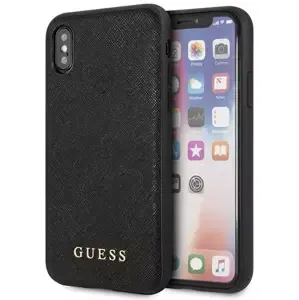 Kryt Guess iPhone Xs Max Black Hard Case Saffiano (GUHCI65SLSABK)