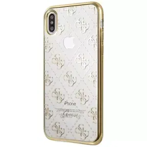 Kryt Guess iPhone Xs Max Gold 4G Transparent (GUHCI65TR4GG)