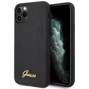 Kryt Guess iPhone 11 Pro Max black Lizard Collection(GUHCN65PCUMLLIBK)