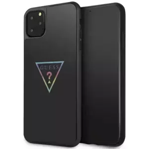Kryt Guess iPhone 11 Pro Max Black Hard Case Triangle Glitter (GUHCN65TRMLBK)