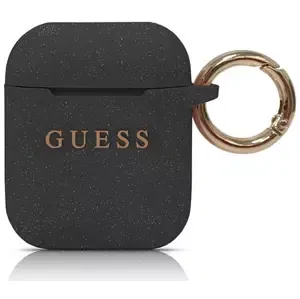 Kryt Guess  AirPods cover black Silicone GUACCSILGLBK