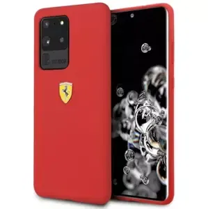 Kryt Ferrari Hardcase S20 Ultra G988 Red Silicone (FESSIHCS69RE)