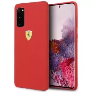 Kryt Ferrari Hardcase S20 G980 Red Silicone (FESSIHCS62RE)