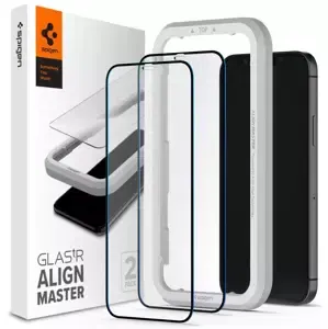 Ochranné sklo SPIGEN ALM GLASS FC 2-PACK IPHONE 12 PRO MAX BLACK (AGL01792)