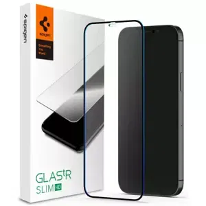 Ochranné sklo SPIGEN GLASS FC IPHONE 12 PRO MAX BLACK (AGL01468)