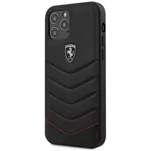 Kryt Ferrari FEHQUHCP12LBK iPhone 12 Pro Max 6,7" black hardcase Off Track Quilted (FEHQUHCP12LBK)