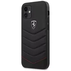 Kryt Ferrari FEHQUHCP12SBK iPhone 12 mini 5,4" black hardcase Off Track Quilted (FEHQUHCP12SBK)