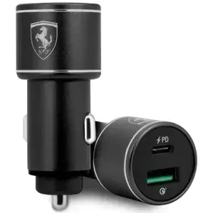 Nabíječka do auta Ferrari charger FEOCCALBK PD-QC 3.0 36W Fast Charge black Scuderia (FEOCCALBK)