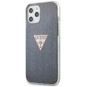 Kryt Guess GUHCP12LPCUJULDB iPhone 12 Pro Max 6,7" dark blue hardcase Jeans Collection (GUHCP12LPCUJULDB)