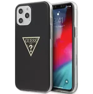 Kryt Guess GUHCP12LPCUMPTBK iPhone 12 Pro Max 6,7" black hardcase Metallic Collection (GUHCP12LPCUMPTBK)