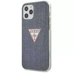 Kryt Guess GUHCP12MPCUJULDB iPhone 12/12 Pro 6,1" dark blue hardcase Jeans Collection (GUHCP12MPCUJULDB)
