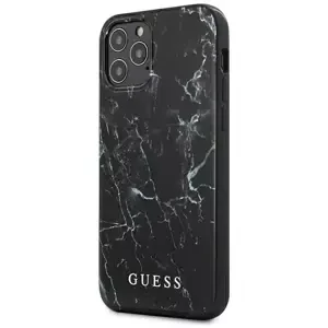 Kryt Guess GUHCP12MPCUMABK iPhone 12/12 Pro 6,1" black hardcase Marble (GUHCP12MPCUMABK)