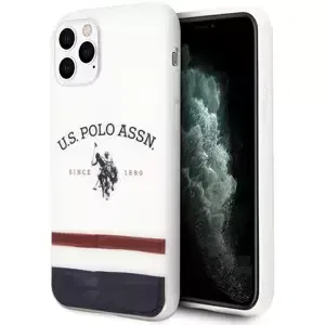 Kryt US Polo USHCN58PCSTRB iPhone 11 Pro white Tricolor Pattern Collection (USHCN58PCSTRB)