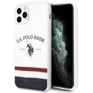 Kryt US Polo USHCN65PCSTRB iPhone 11 Pro Max white Tricolor Pattern Collection (USHCN65PCSTRB)