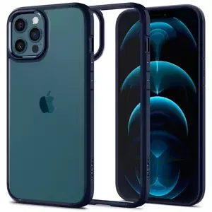 Kryt SPIGEN ULTRA HYBRID IPHONE 12/12 PRO NAVY BLUE (ACS02251)