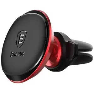 Držák Baseus Magnetic Air Vent magnetic car holder for grid (Red) (6953156260597)