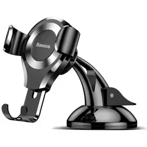 Držák Baseus Osculum gravitational phone holder (black + silver) (6953156268777)