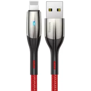 Kabel Baseus Horizontal Lightning Cable with LED lamp 2m 1.5A (Red)