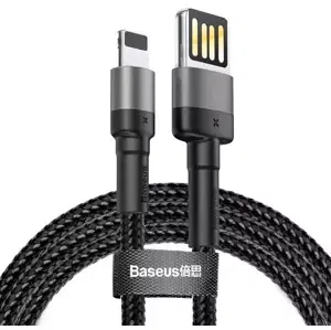 Kabel Baseus Cafule Double-sided USB Lightning Cable 1.5A 2m (Gray+Black)