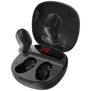 Sluchátka Wireless headphones Baseus Encok WM01, Bluetooth 5.0 (black)