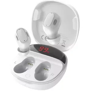 Sluchátka Baseus Encok wireless headphones WM01 Plus, Bluetooth 5.0 (white)