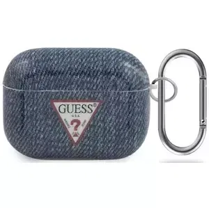 Pouzdro Guess AirPods Pro Cover Dark blue Jeans Collection (GUACAPTPUJULDB)