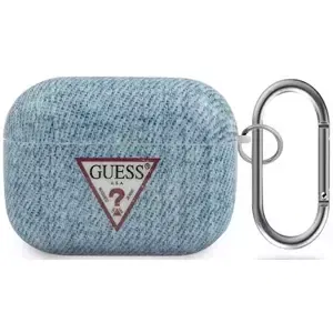 Pouzdro Guess AirPods Pro Cover Light blue Jeans Collection (GUACAPTPUJULLB)
