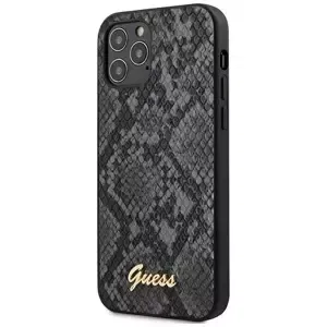 Kryt Guess iPhone 12 Pro Max 6,7" Black hardcase Script Python Collection (GUHCP12LPUSNSMLBK)