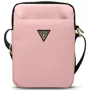 Pouzdro Guess Sleeve 10" Pink Nylon Triangle Logo (GUTB10NTMLLP)