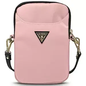 Pouzdro Guess Sleeve Pink Nylon Triangle Logo (GUPBNTMLLP)