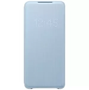 Pouzdro Case Samsung EF-NG985PL S20 + G985 sky blue LED View Cover (EF-NG985PLEGEU)