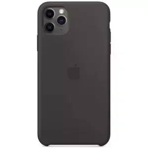 Kryt Apple iPhone 11 Pro Max Silicone Case - Black (MX002ZM/A)
