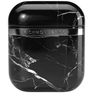 Pouzdro Richmond & Finch Black Marble Airpod for Universal black (41734)