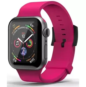 Řemínek SuperDry Watchband Apple Watch 38/40mm Silicone pink 41679 (41679)