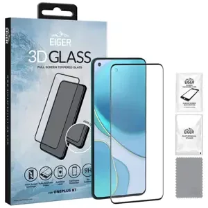 Ochranné sklo Eiger 3D GLASS Full Screen Glass Screen Protector for OnePlus 8T in Clear/Black (EGSP00691)
